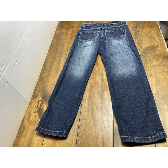 Vintage Y2K Boys South Pole Dark Wash Jeand Size 12 - Picture 2 of 10